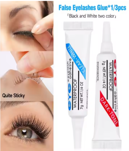 Waterproof Eyelash Glue – Dark Tone