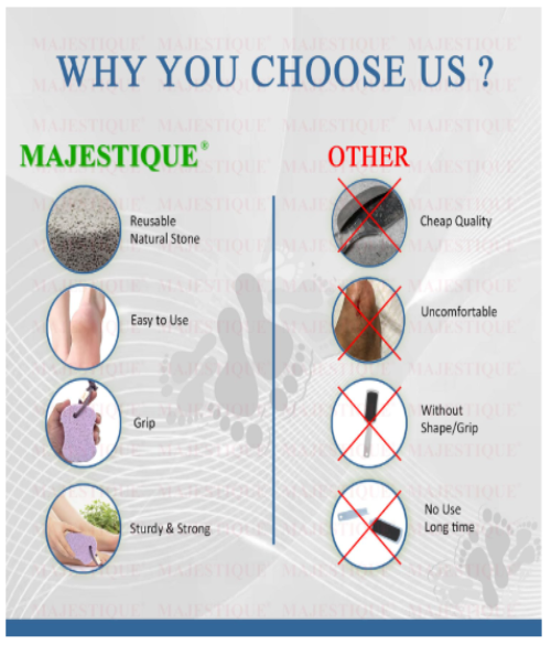 Stone Foot Callus Remover – Natural Hard Skin Scrubber