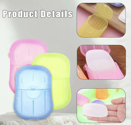 Travel Disposable Soap Tablet Box