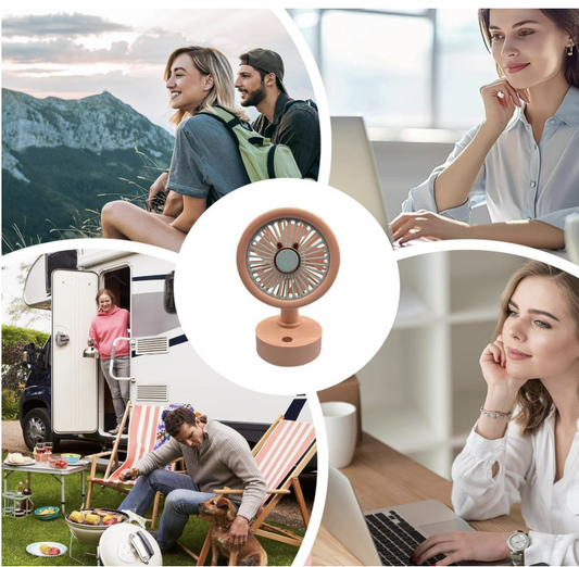 Portable Rechargeable Handheld Table Fan