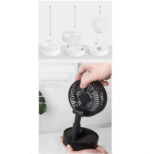 Omi Cart Mini Handheld Portable Fan USB Rechargeable Built