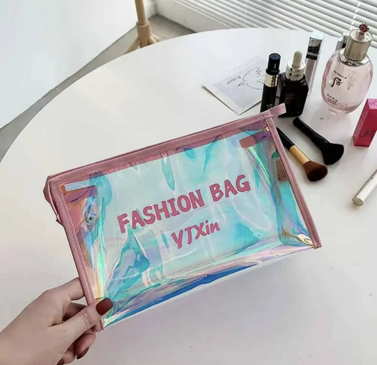 Portable Zippered Toiletry Waterproof Cosmetic Bags