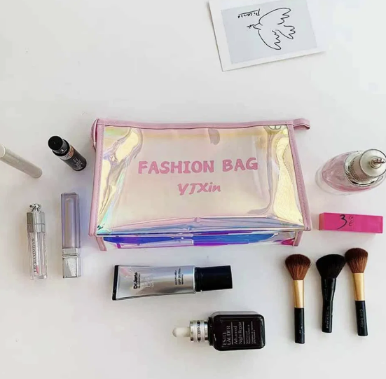 Portable Zippered Toiletry Waterproof Cosmetic Bags