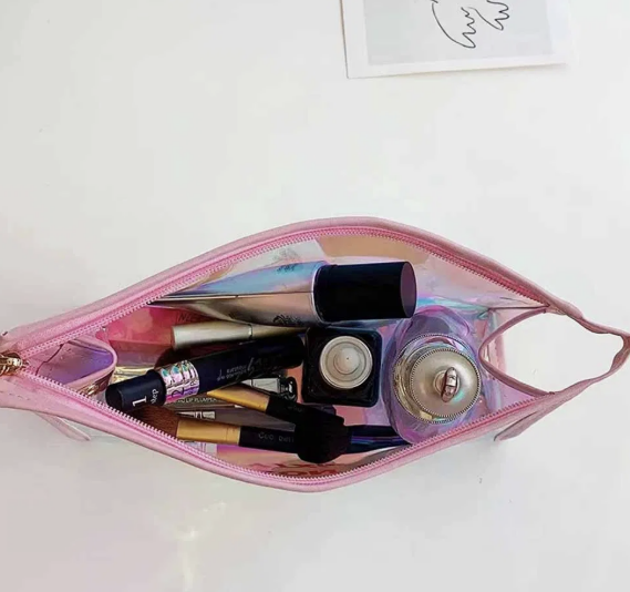 Portable Zippered Toiletry Waterproof Cosmetic Bags