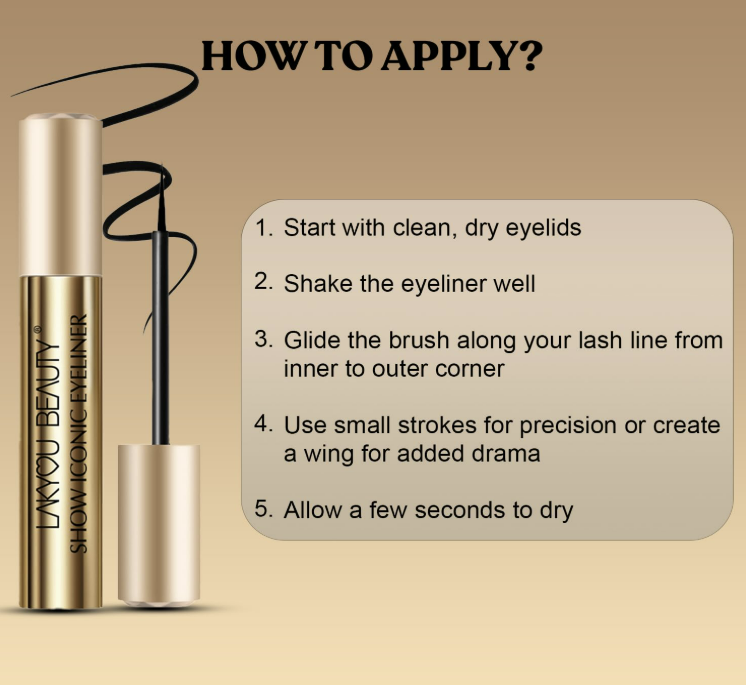 Lakyou Beauty Show Iconic Eyeliner Waterproof 24hrs