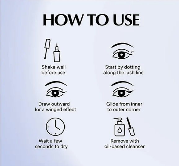 Teen Teen Bold Eyes Fabulous Waterproof & Long Lasting Eyeliner in Black, 4 ml