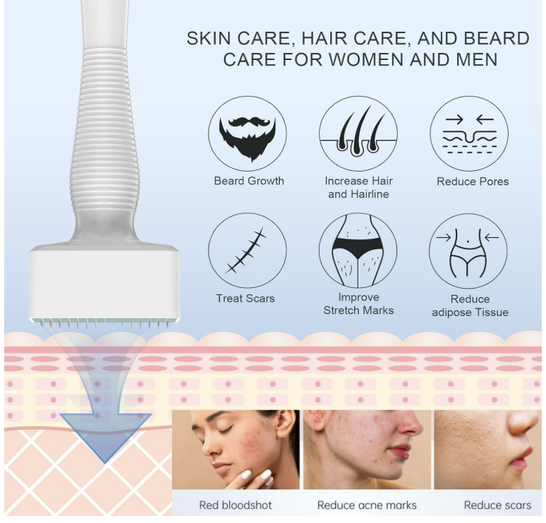 Beauty Derma stamp 140A Micro-needling Tool for Effective Skin Rejuvenation