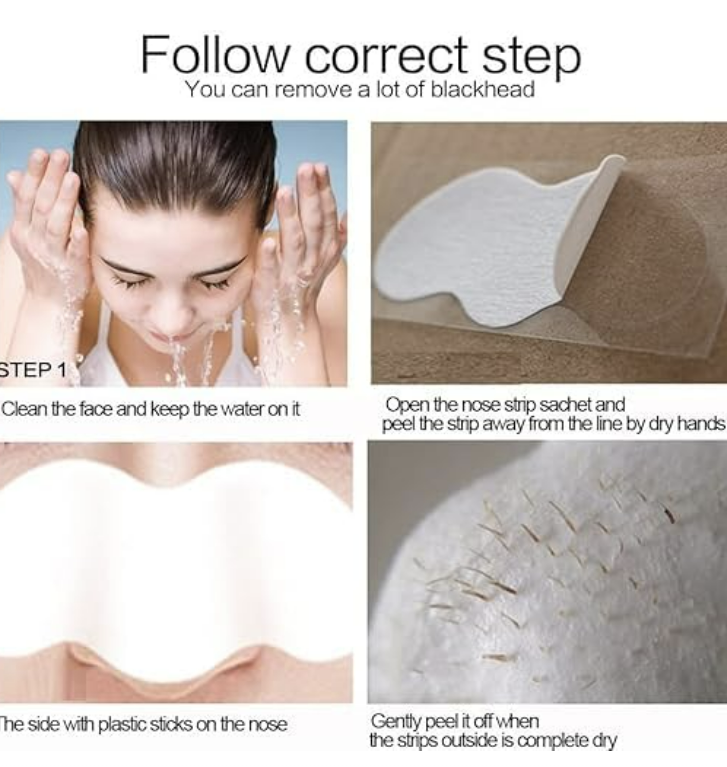 BESCHBORN Deep Cleansing Nose Pore Strips for Blackhead Removal(10 strips)