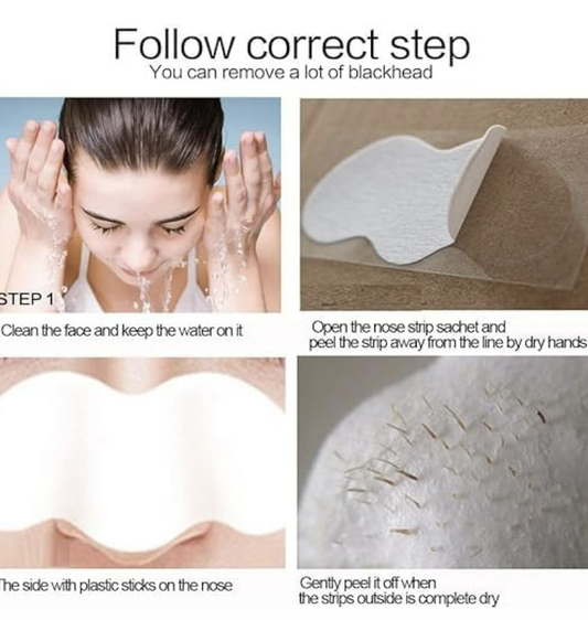 BESCHBORN Deep Cleansing Nose Pore Strips for Blackhead Removal(10 strips)