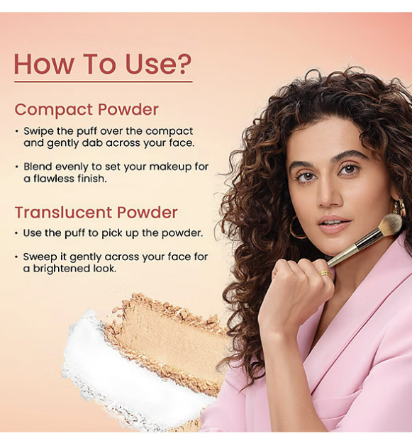Swiss Beauty Matte & Set Duo Lightweight Compact
