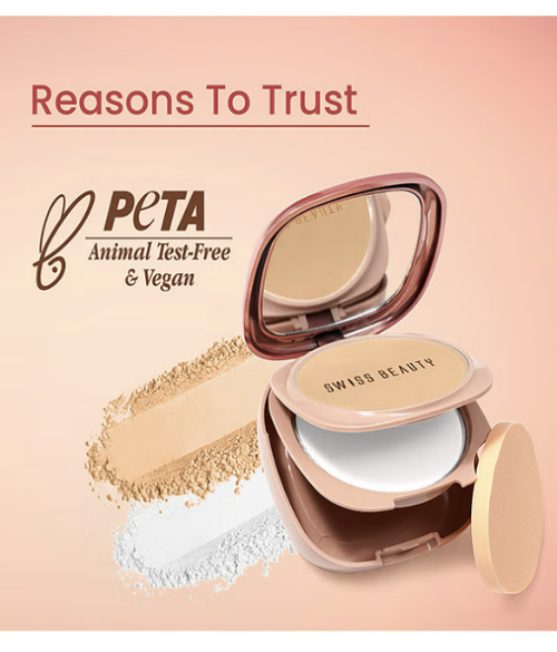Swiss Beauty Matte & Set Duo Lightweight Compact
