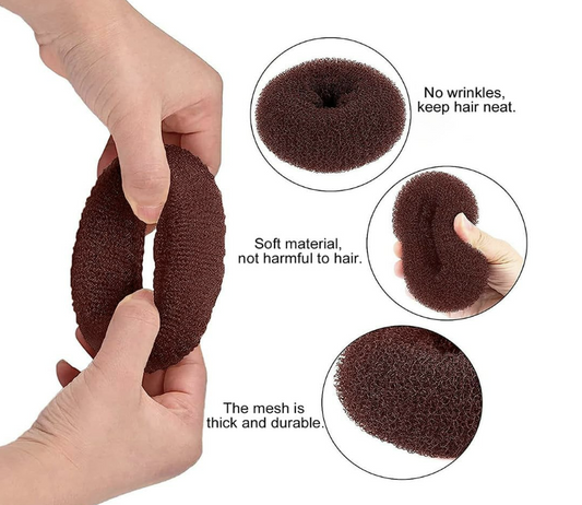 2 PCS Donut Bun Makers, Hair Rings for DIY Hairstyles