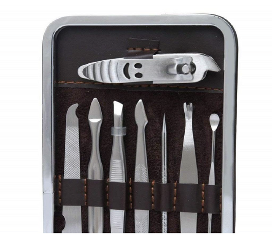 12 Pieces Professional Grooming Foot Hand Care Manicure Tools