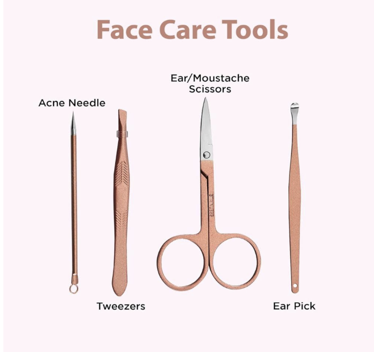 Manicure kit for women and Men, 10 Pieces, Nail Clipper