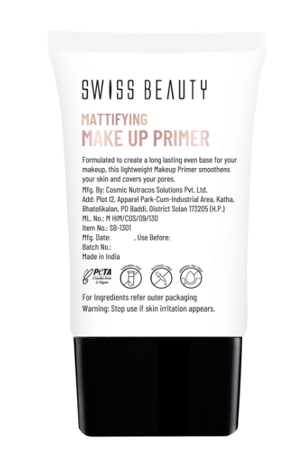 Swiss Beauty Mattifying Makeup Primer
