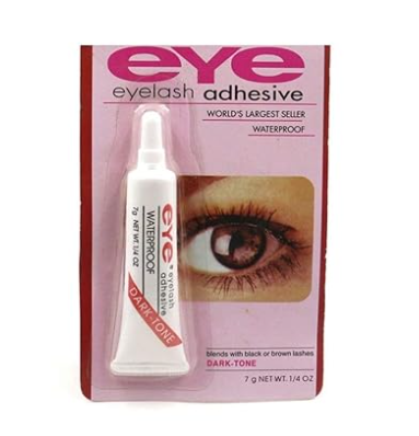 Waterproof Eyelash Glue β Dark Tone