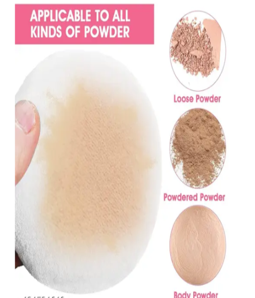 Powder Puff β Soft Makeup Applicator (Pack of 8 PCS)