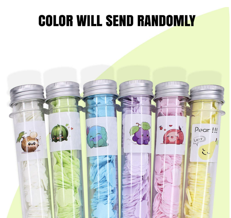 Pack of 6 Pcs Disposable Mini Bottle Paper Soap