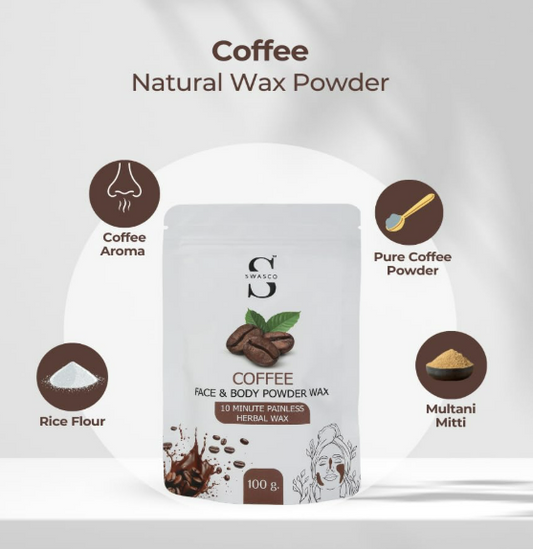 Swasco Herbal Wax Powder (100g) Painless Hair Removal