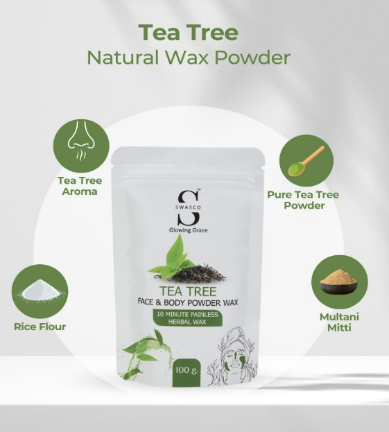 Swasco Herbal Wax Powder (100g) Painless Hair Removal