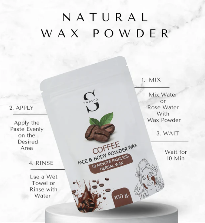 Swasco Herbal Wax Powder (100g) Painless Hair Removal