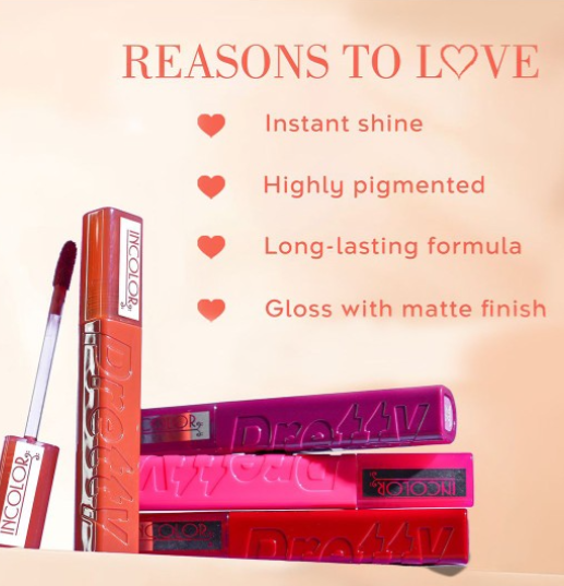 INCOLOR PRETTY MATTE LIPGLOSS