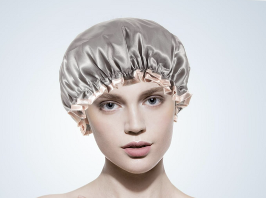 1pc Double Layer Shower Cap for Spa and Makeup