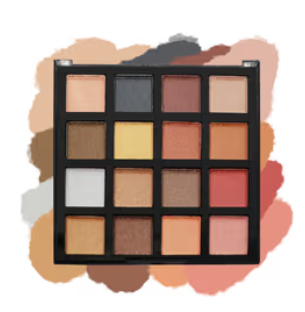 HALF N HALF 16 COLORS EYESHADOW ES-17