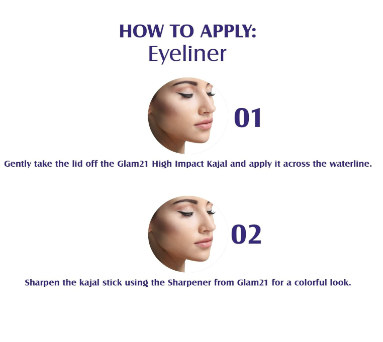 Glam21 High Impact Long Wear Kajal with Sharpener