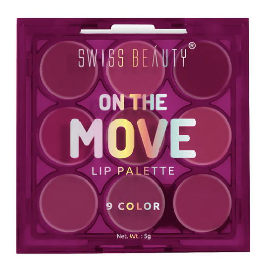 Swiss Beauty On the Move Pigmented Lip Palette