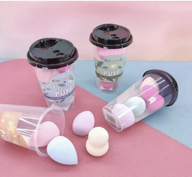 Blender Sponge Set - 4 Pcs Face Makeup Sponges