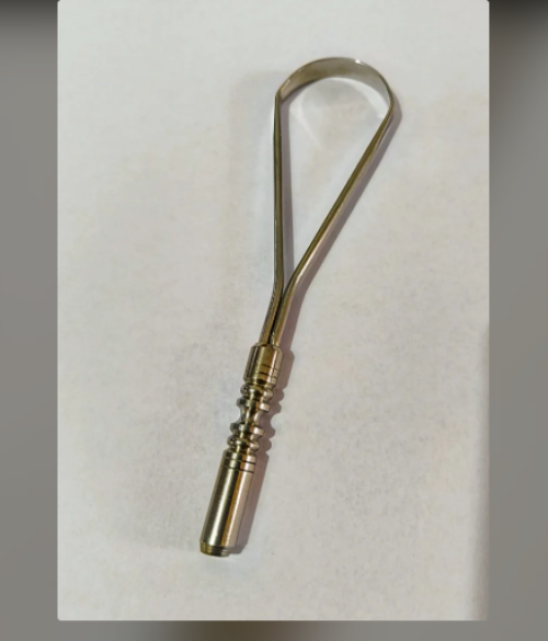 LEXIIS Silver Steel Tongue Cleaner men and women