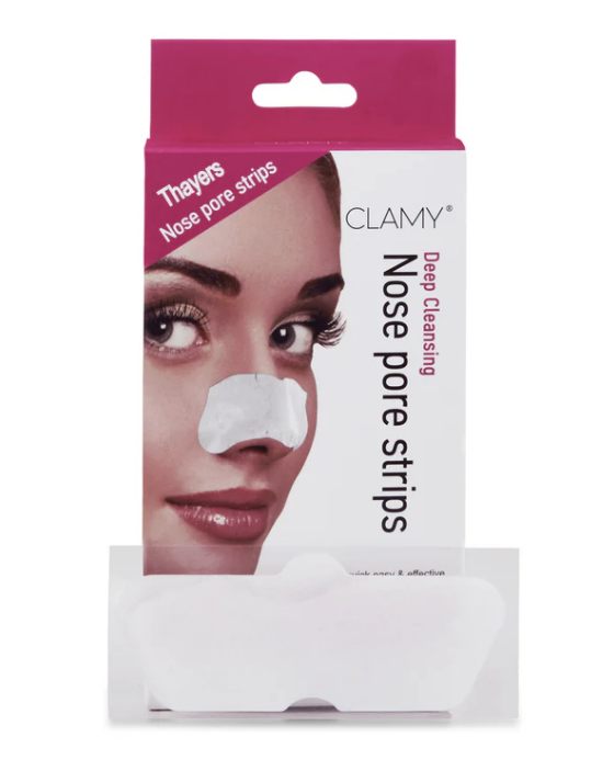 CLAMY Deep Cleansing Nose Pore Strips Removes Blackheads Oil Dirt & Cleanses Pores