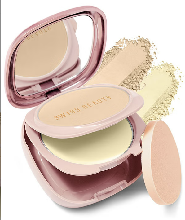 Swiss Beauty Matte & Set Duo Lightweight Compact