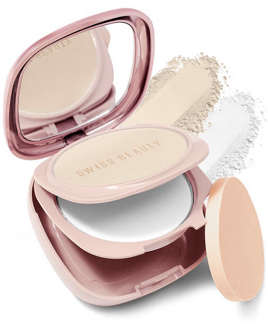 Swiss Beauty Matte & Set Duo Lightweight Compact
