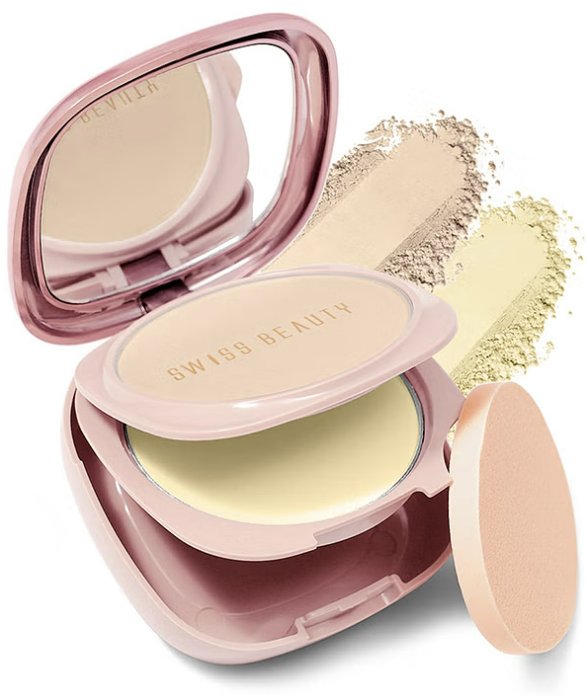 Swiss Beauty Matte & Set Duo Lightweight Compact