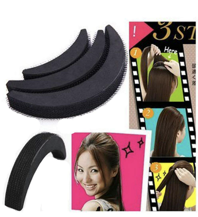 Banana Bumpits Puff Maker Black Hair Style Maker 3 Pieces
