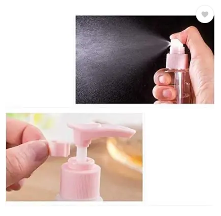 50 ml Plastic Spray Bottle (Pack of 7, Pink)
