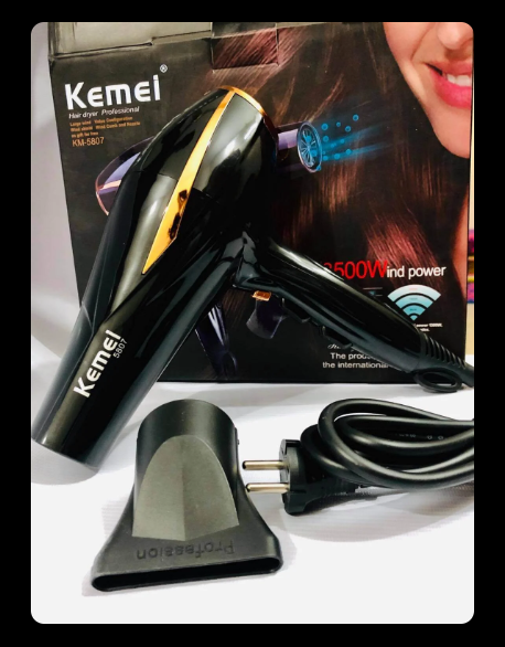 KEMEY Professional Hair Dryer KM-5807 (3500W) IND Power