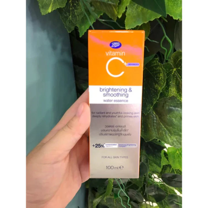BOOTS VITAMIN C+ADVANCED BRIGHTENING & SMOOTHING WATER ESSENCE