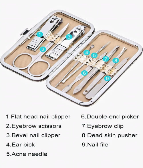 Pocket Size Manicure Pedicure Set 8 PCS