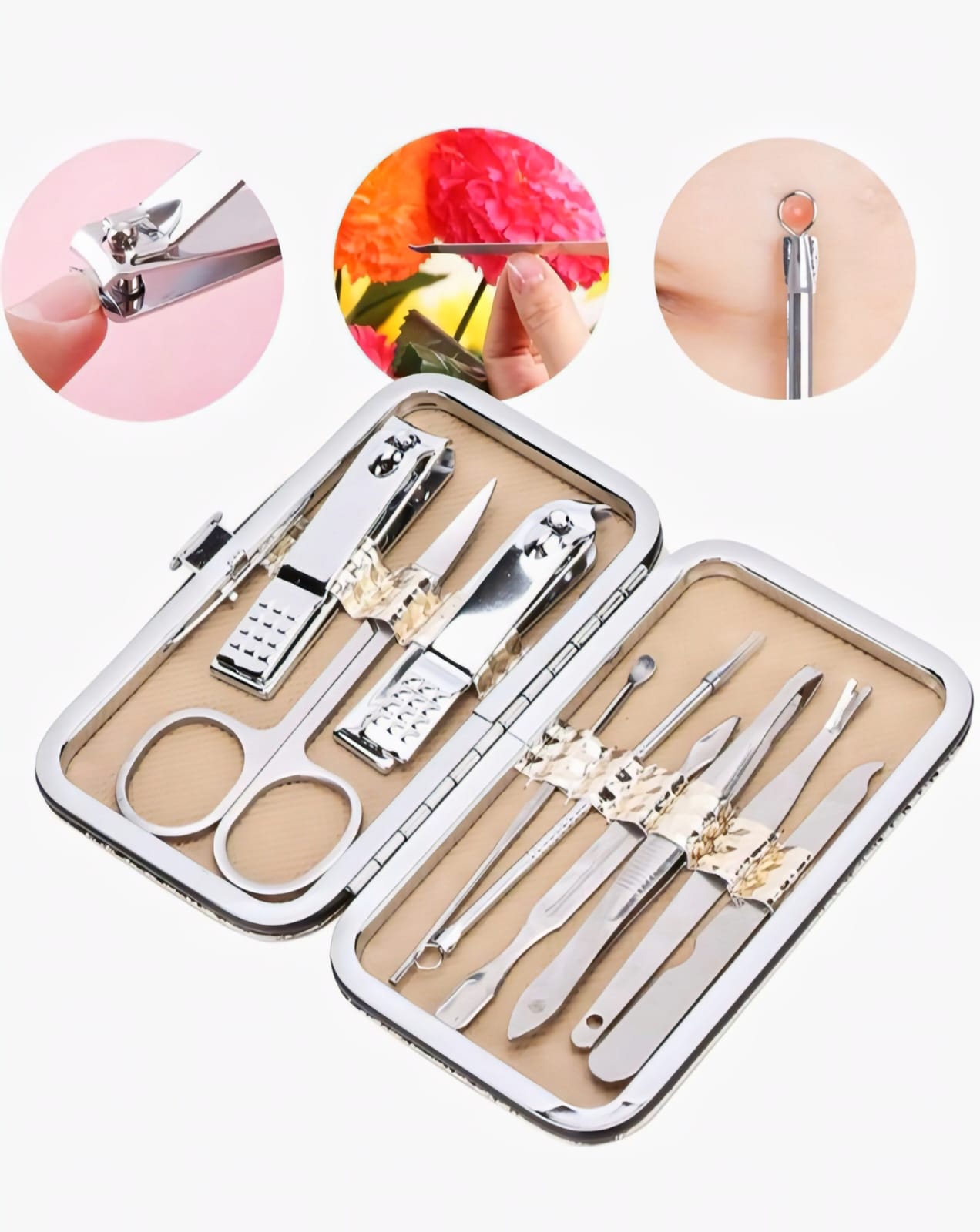 Pocket Size Manicure Pedicure Set 8 PCS