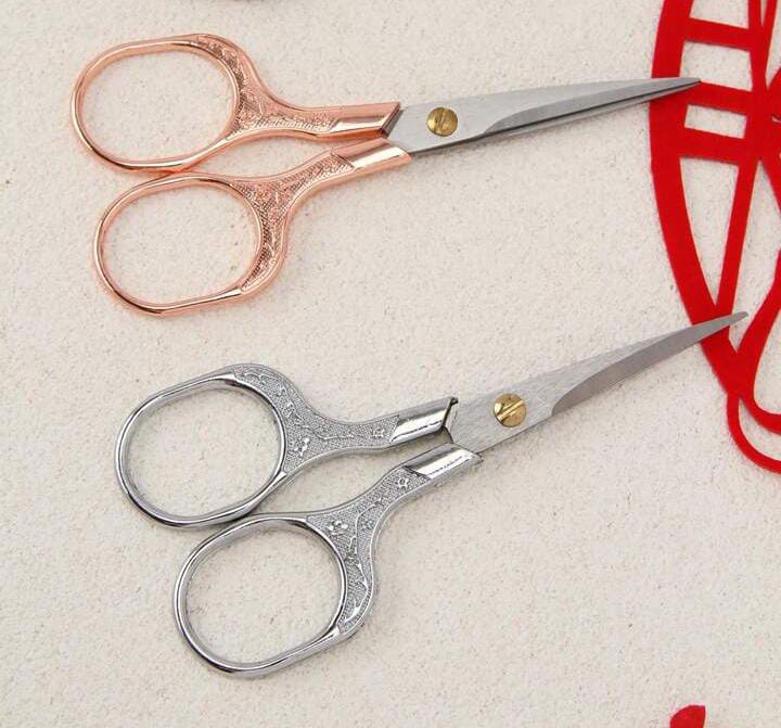 Mini Scissors Stainless Blade Metal Handle