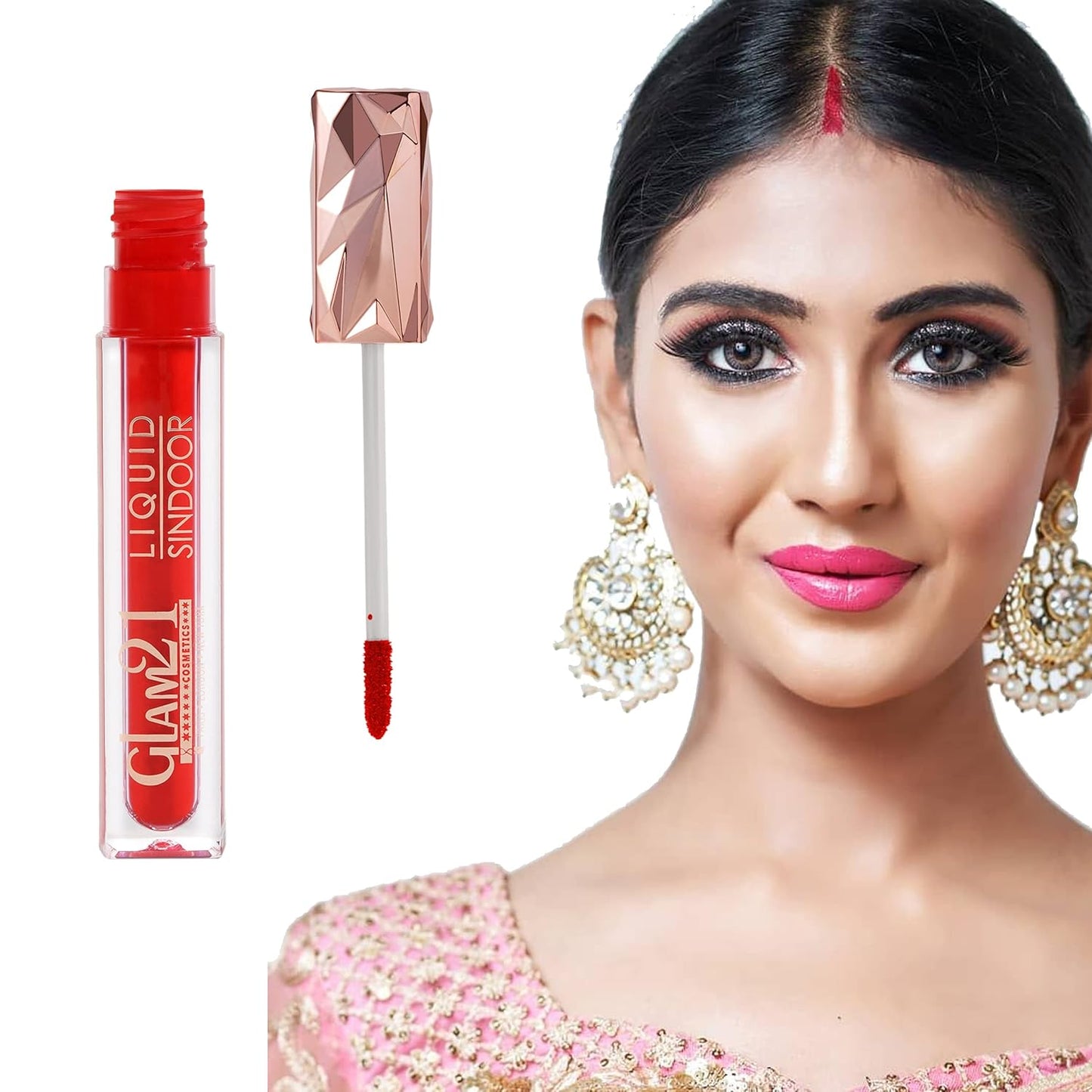 GLAM21 Liquid Sindoor With Sponge Tip Applicator