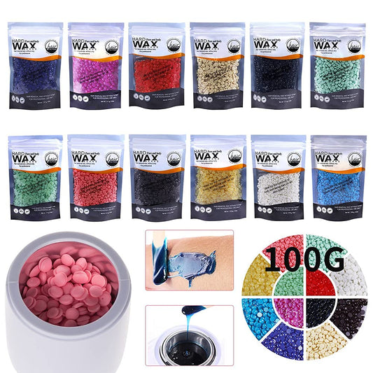 Wax Beans Solid Hard Wax, Without strip