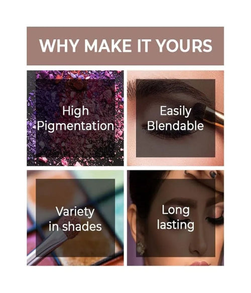 10 Color Eye Shadow Makeup Series β Luxury Wet Matte Palette