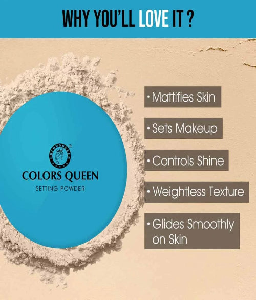 Colors Queen Long Lasting Makeup Setting Powder