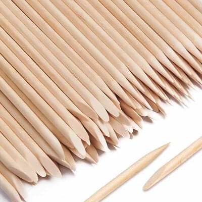 Wood Nail Stick, Easy to Carry Cuticle Pusher