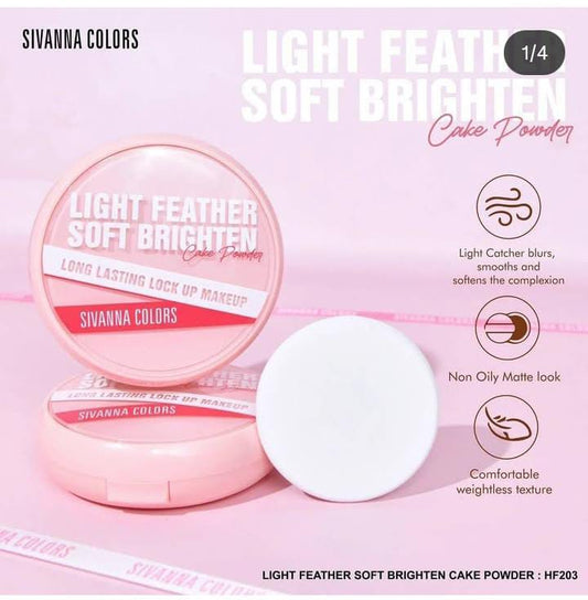 Sivanna Colors Light Feather Soft Brighten Cake Powder