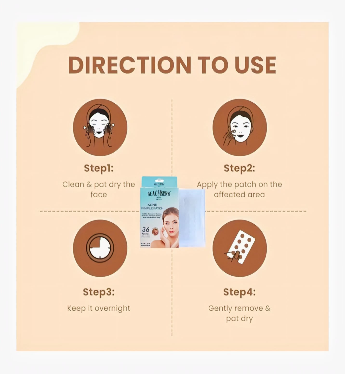 BEACHBORN Good Bye to Pimples , Pimple Patch for Face